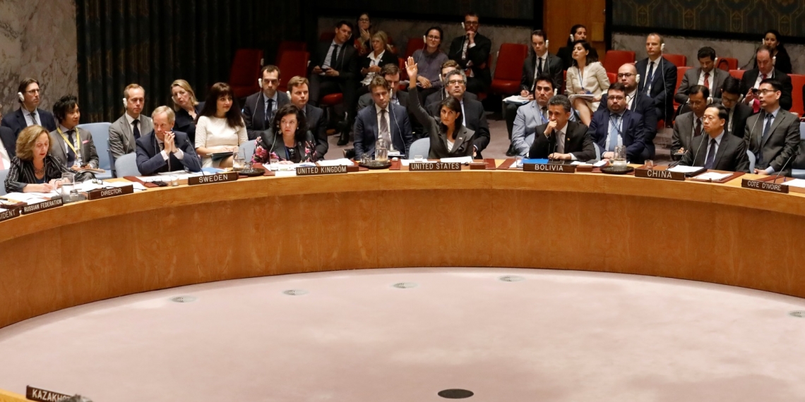 د امنیت شورا غونډه، جون ۱، ۲۰۱۸