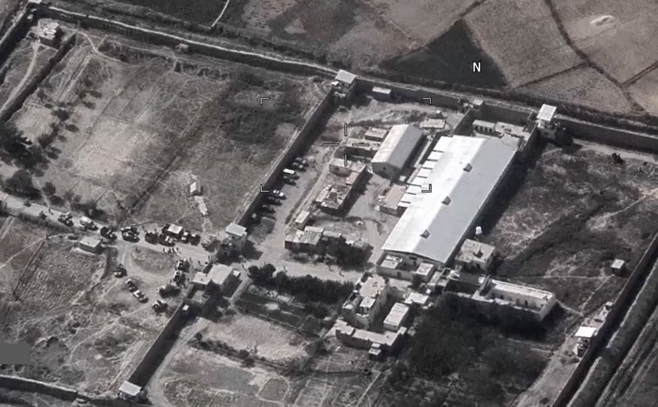 د غزني ښار جګړه، د بې پیلوټې الوتکې له کېمرې - انځور: ناټو