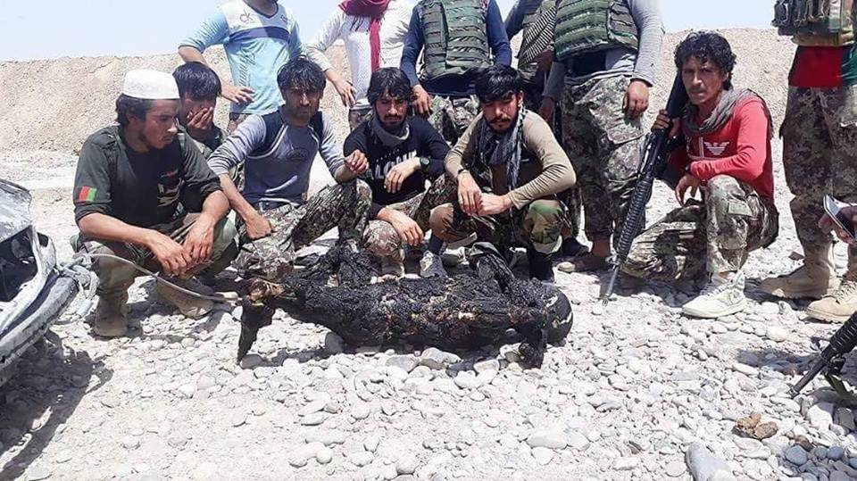 فراه کې سوځول شوی جسد